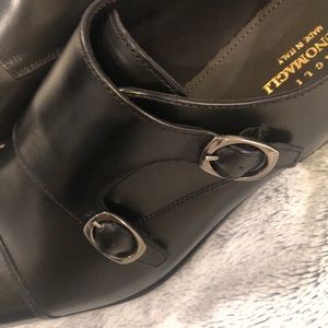 Bruno magli men’s leather shoes black